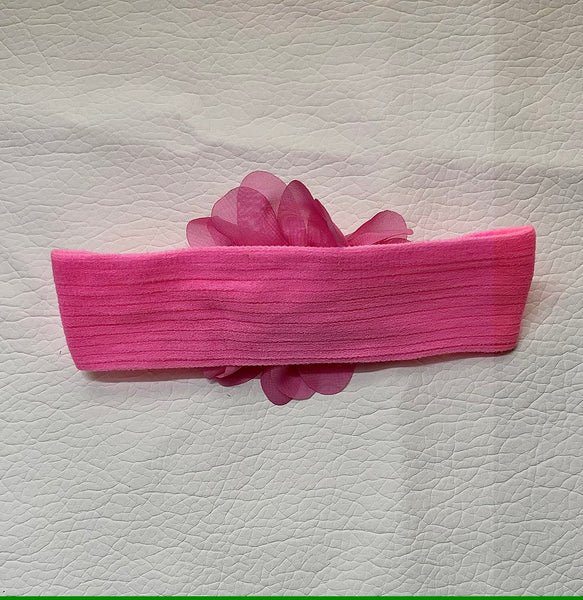 Chic Floral Baby Headband- Pink