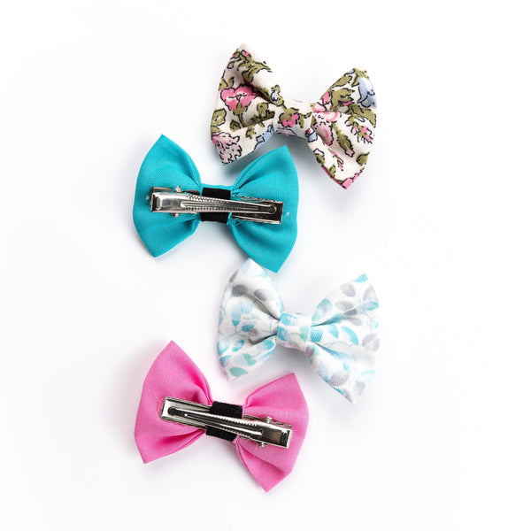 Alligator Hair Clips- Light Pink,Light Blue & Floral