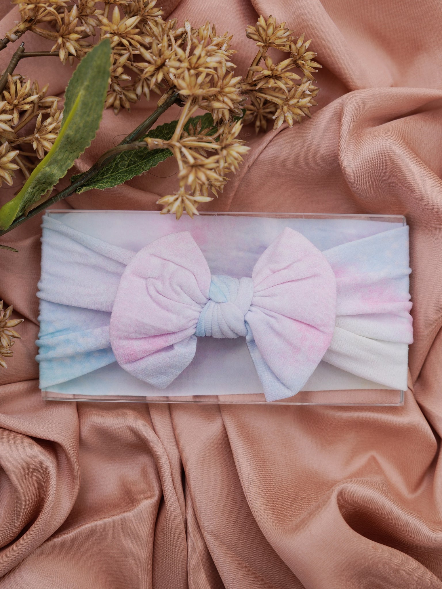 Pastel Tie Dye Knot Headwrap- MultiColored