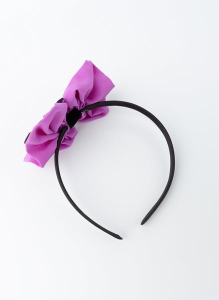 Halloween Big Bow Halloween Headband- Purple