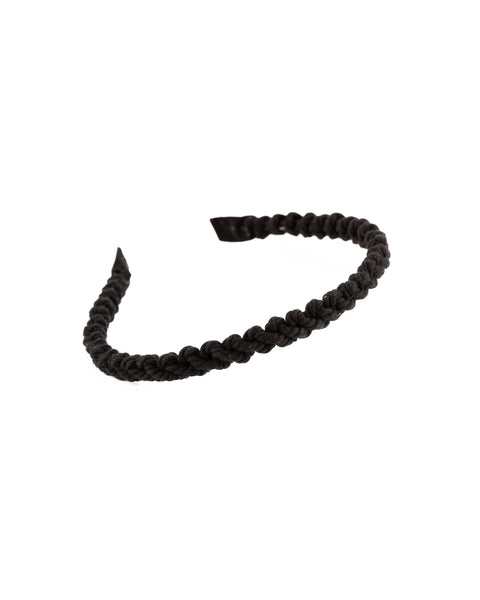 Handmade Macramé Headband- Black