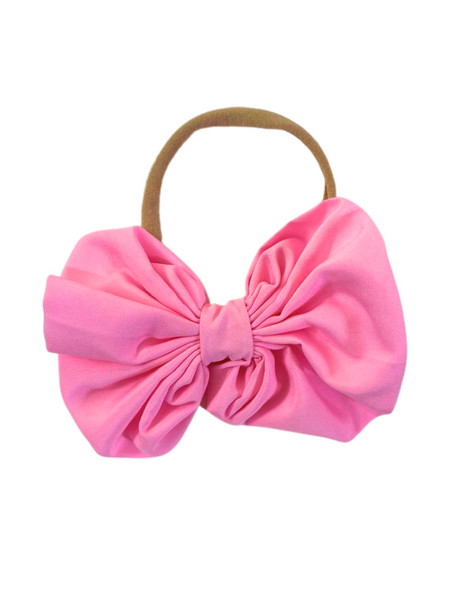 Fluffy Baby Headband- Pink