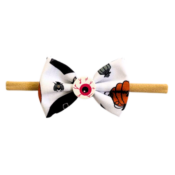 Halloween Eye Headband- White