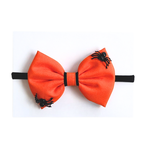 Halloween Spider Headband- Orange