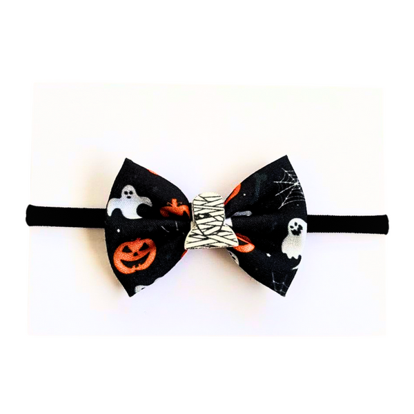 Halloween Skeleton Headband- Black
