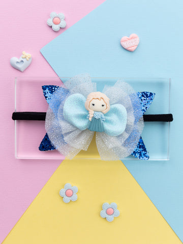 Princess Embellished Headband- Blue