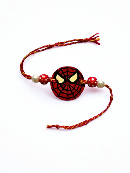 Kids Spiderman Rakhi- Red