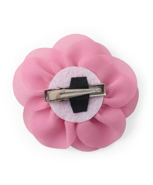 Delicate Rose Alligator Clip - Light Pink