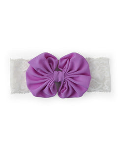 Big Bow Hairband - Purple