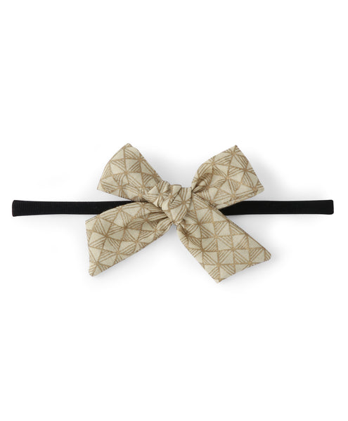 Tiny Knot Bow Headband - Golden