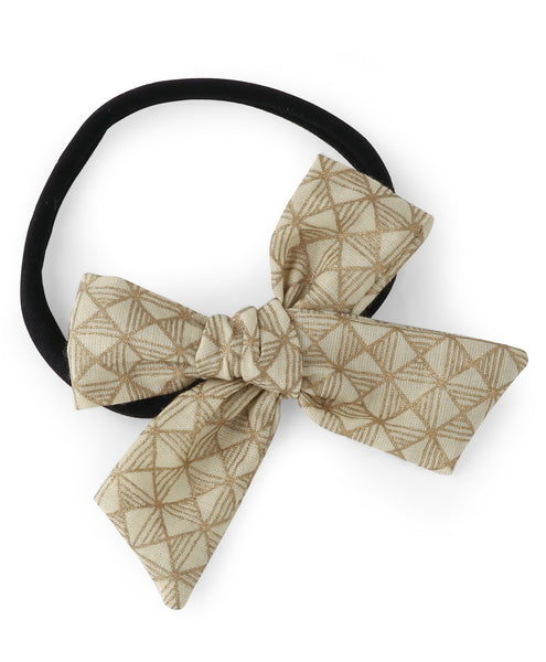 Tiny Knot Bow Headband - Golden