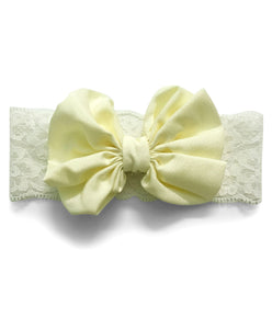 Big Bow Hairband - Off White