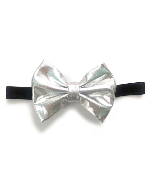 Big Leather Bow Headband