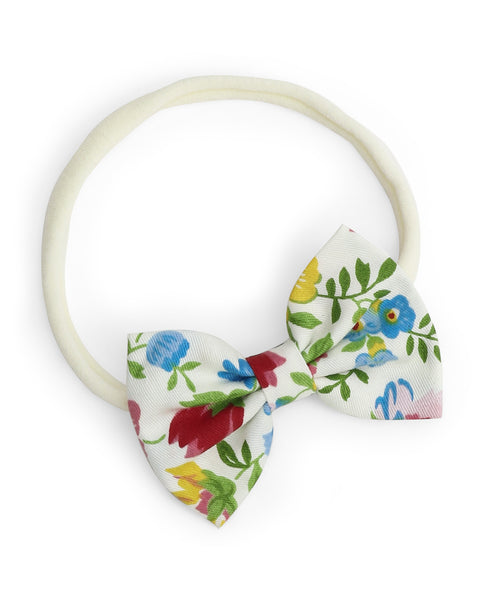 Petite Bow Set Headbands (Set of 2) - Yellow & Floral