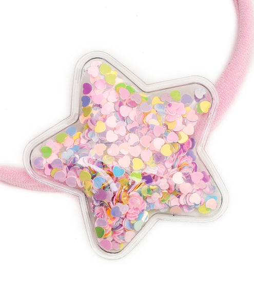 Sequin Star Headband - Light Pink