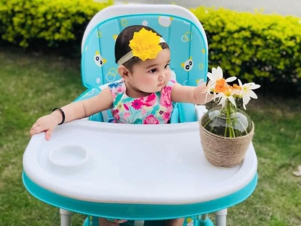 Flower Applique Headband - Yellow