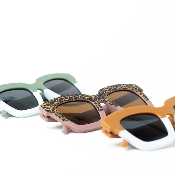 Kids Dual Color Sunglasses - Pistachio